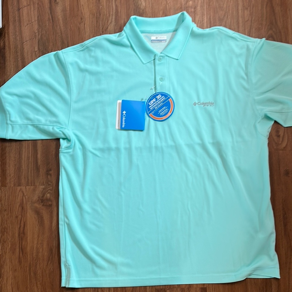NWT Columbia Vented Polo Shirt - XL